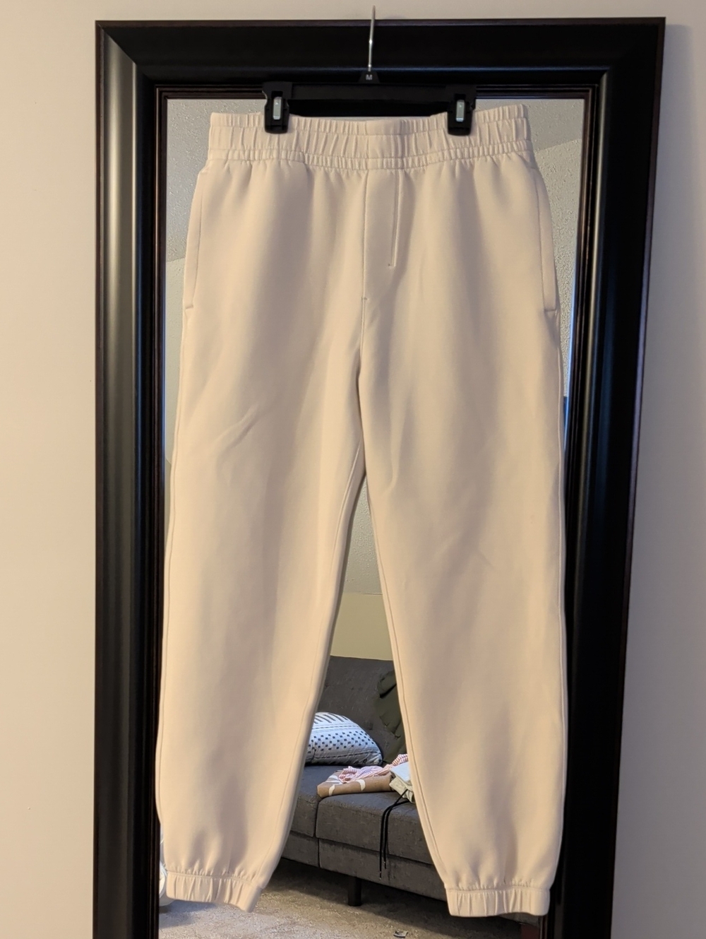 Abercrombie & Fitch YPB Neo Knit Max Cream Jogger Pants